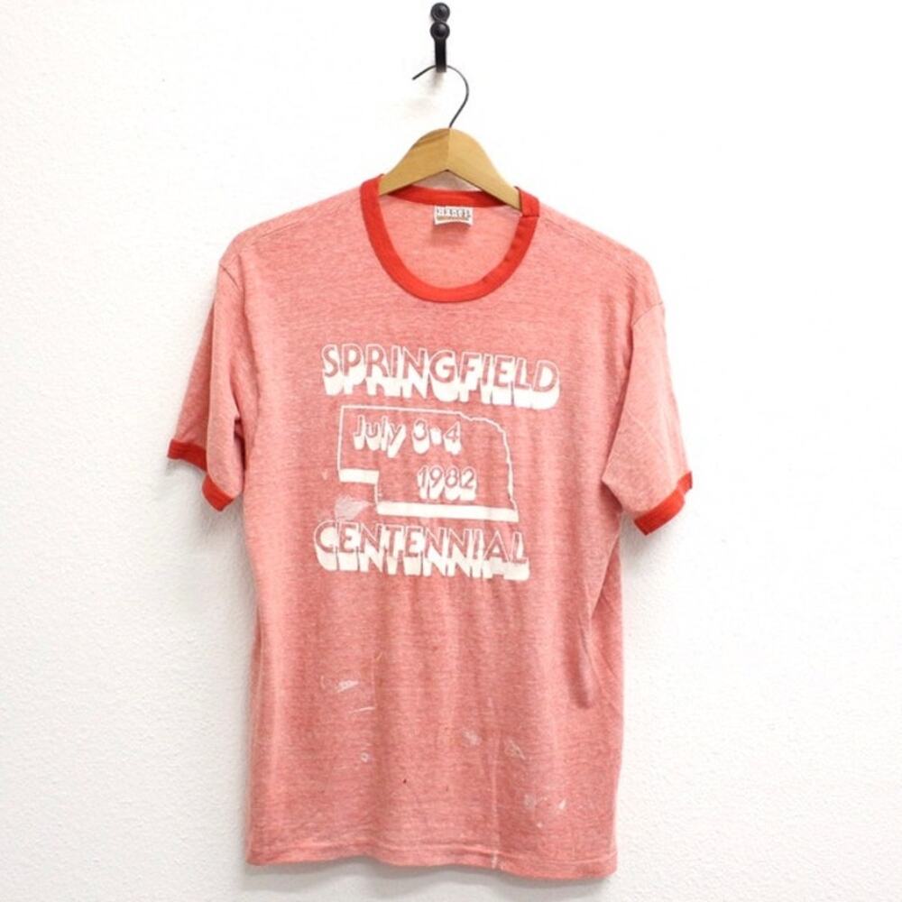 Vintage Springfield Nebraska Centennial 1982 T Shirt Large
